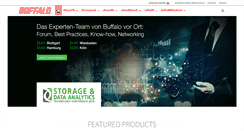 Desktop Screenshot of buffalo-technology.de